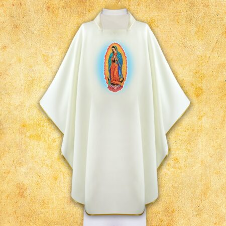 Chasuble with a Photographic Image of "Our Lady of Guadalupe"