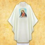 Chasuble with a Photographic Image of "The Heart of Mary"