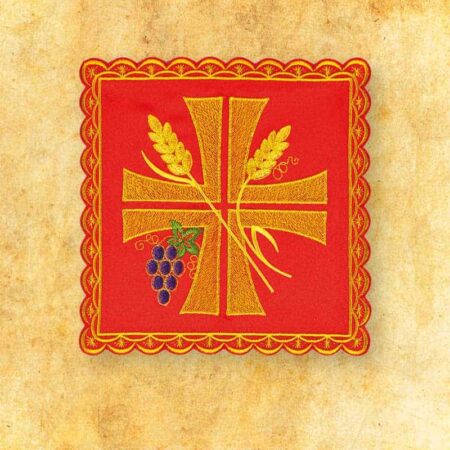 Red embroidered staff No. 29