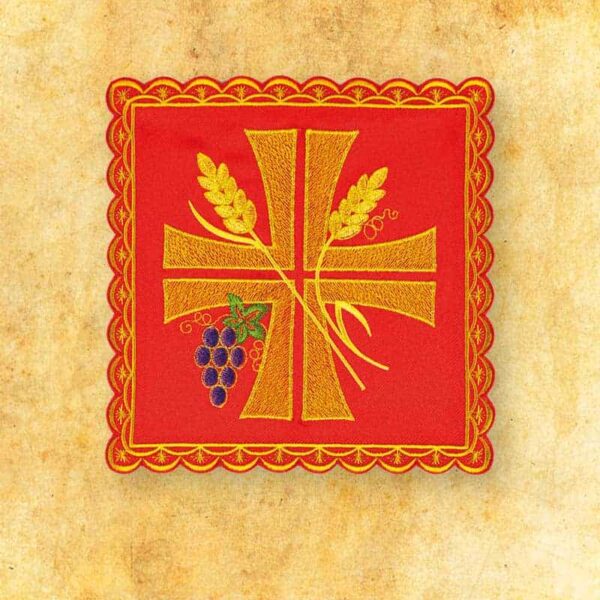 Red embroidered staff No. 29