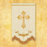 Mini double-sided embroidered banner "St. Joseph"