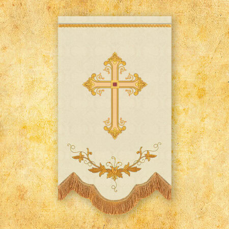 Mini double-sided embroidered banner "St. Joseph"