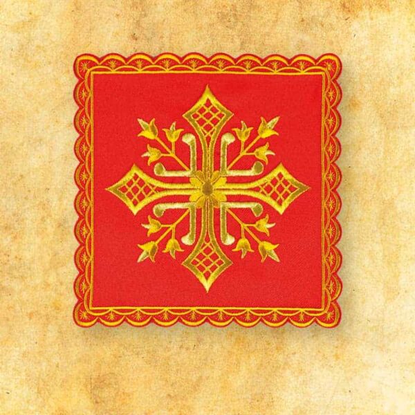 Palka Haftowana Czerwona Nr 30 Red Embroidered Staff No. 30