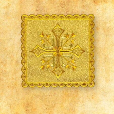 Embroidered Gold Stick No. 36