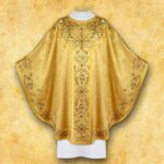 Embroidered chasuble "Massimo Gold"