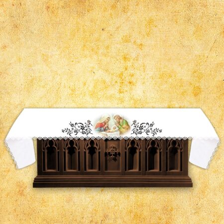 Openwork altar tablecloth - laser cut with thermal sublimation printing