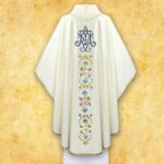 Embroidered chasuble "Maryjny"