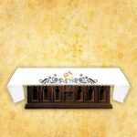 Openwork altar tablecloth - laser cut with thermal sublimation printing