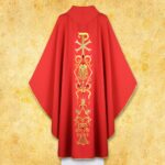 Embroidered chasuble "PX"