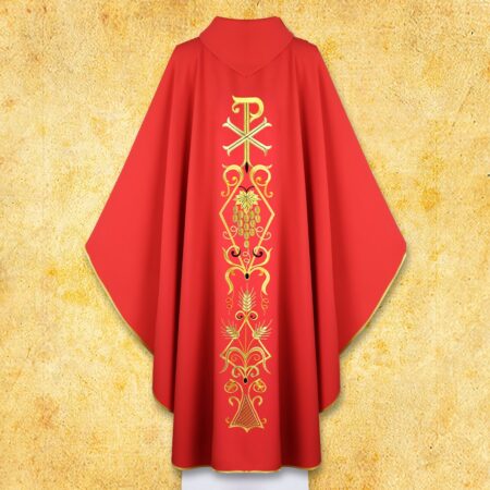 Embroidered chasuble "PX"