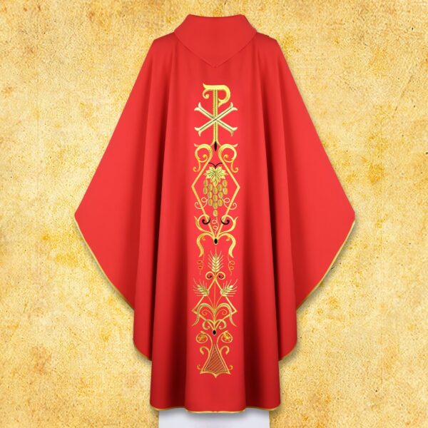 Embroidered chasuble "PX"