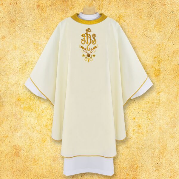 Embroidered chasuble "Angelus"