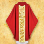 Chasuble with embroidered image "St. Margaret"