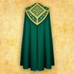 Embroidered cope "Brillante-Verde"
