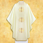 Embroidered chasuble "Jerusalem Crosses"