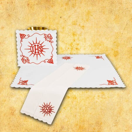 "Cristiano" chalice linen Red