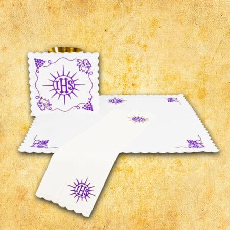 "Cristiano" chalice linen Purple