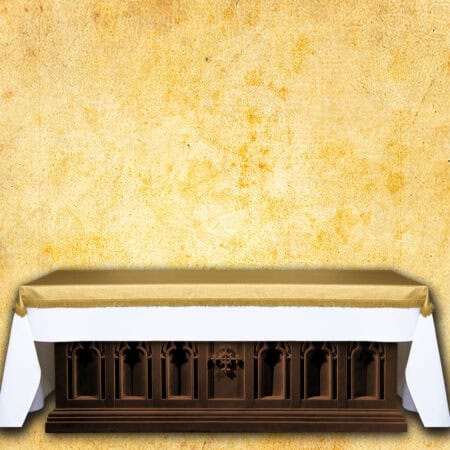 Altar cloth, brocade - gold