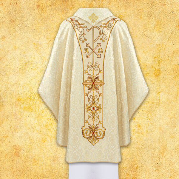 Embroidered chasuble "Risen Jesus"
