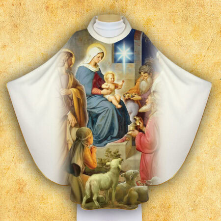 Photo chasuble for Christmas