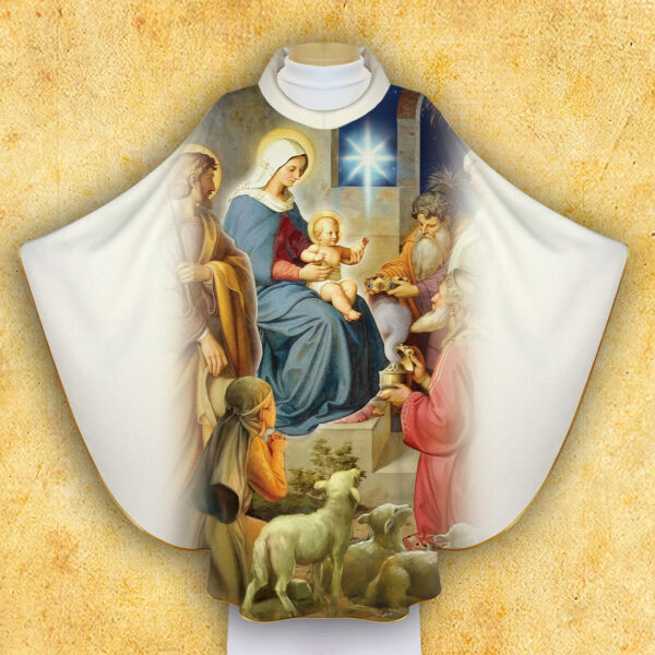 Photo chasuble for Christmas