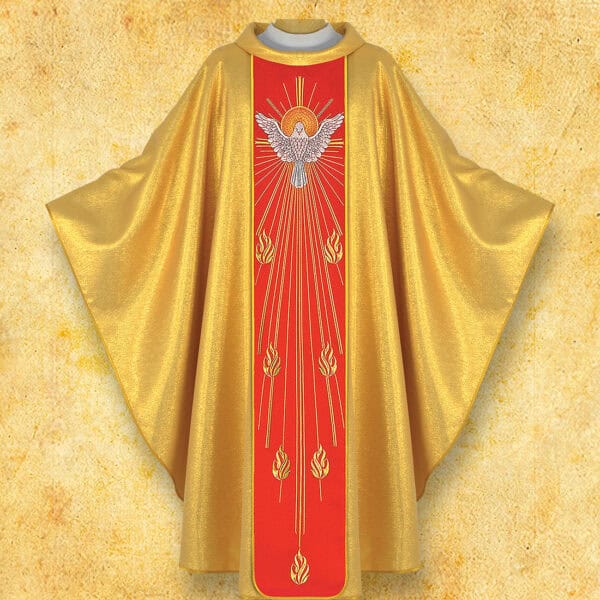 Embroidered chasuble "Holy Spirit"
