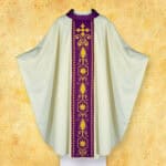 Chasuble with Embroidered Belt "Sacrum"