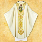 Chasuble with Embroidered Image of "St. Joseph"