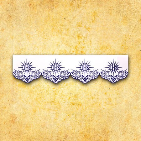 Embroidered "Cristiano" purple lace