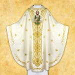 Photo chasuble with the image of St. Joseph