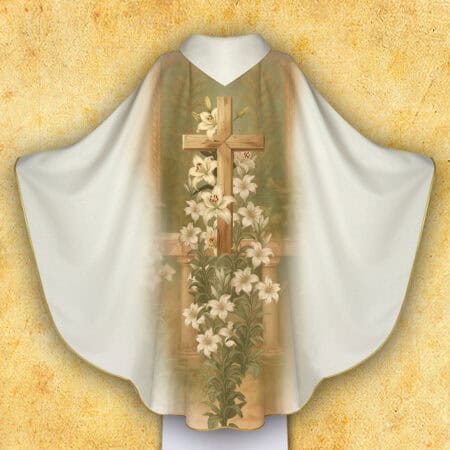 Photo chasuble with the image of St. Joseph