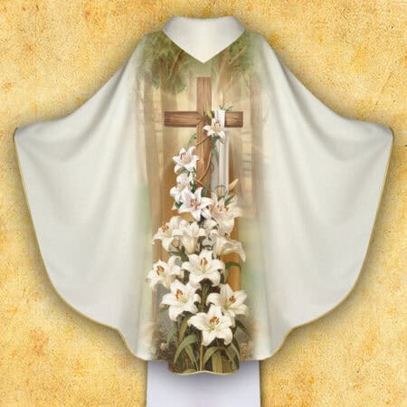 Photo chasuble with the image of St. Joseph