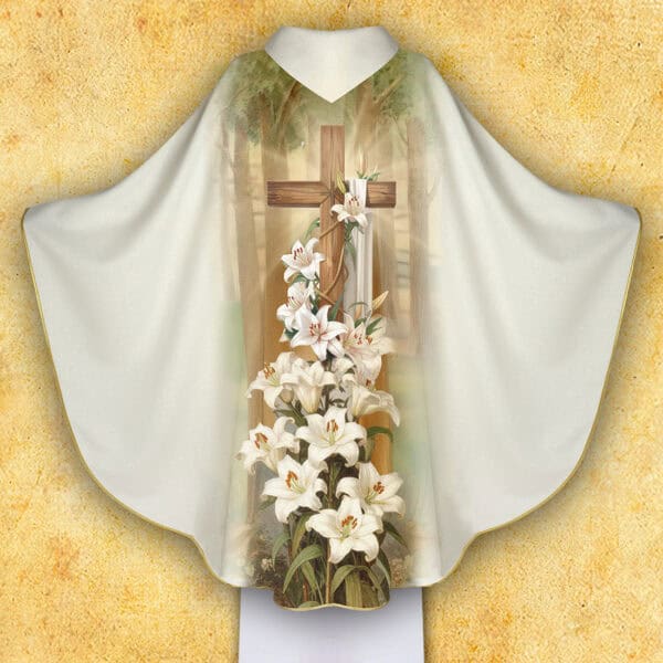 Photo chasuble with the image of St. Joseph