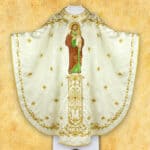 Photo chasuble with the image of St. Joseph