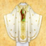 Photo chasuble with the image of St. Joseph