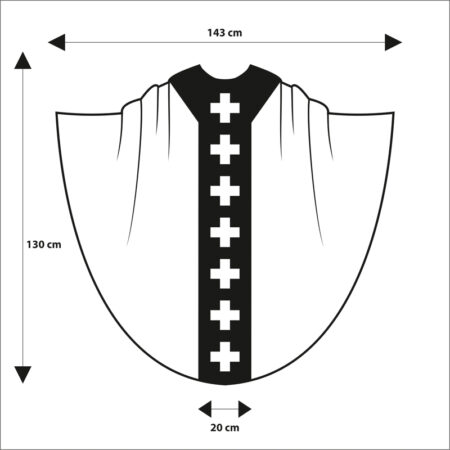 Embroidered cape "Last Supper"