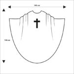 Embroidered cape "Last Supper"