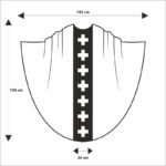 Embroidered cape "Last Supper"