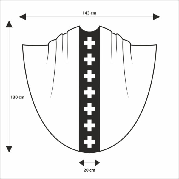Embroidered cape "Last Supper"