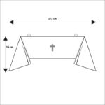 Embroidered cape "Last Supper"