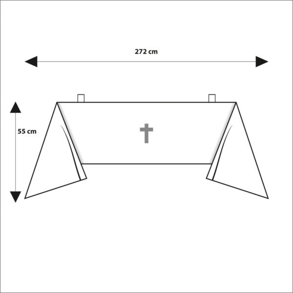 Embroidered cape "Last Supper"