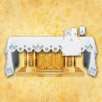 Embroidered tablecloth "Mary" - embroidered on three sides