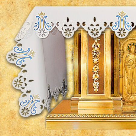 Embroidered tablecloth "Mary's Rosary"