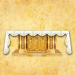 Embroidered tablecloth "Ave Maria - Gold"