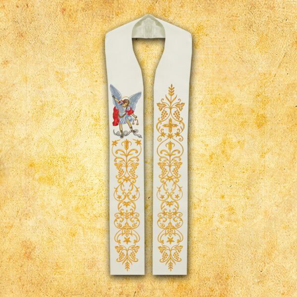 Embroidered Stole "St. Michael the Archangel"
