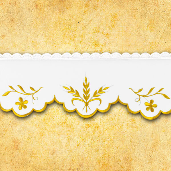 Embroidered lace "Gold series no. 4"