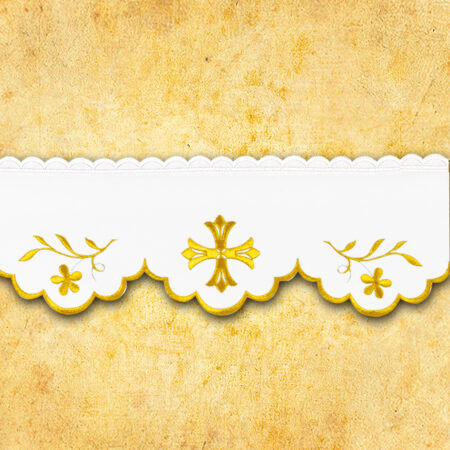  Embroidered lace "Gold series no. 5"