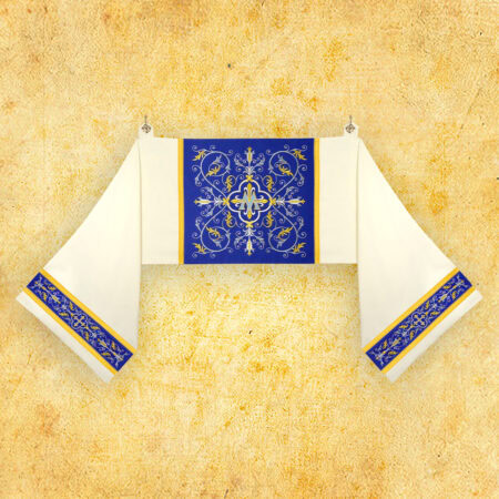 Embroidered shoulder veil "Loreto"