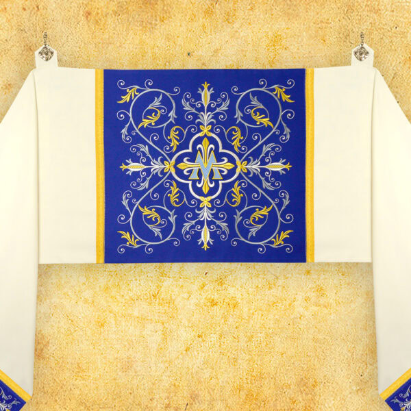 Embroidered shoulder veil "Loreto"