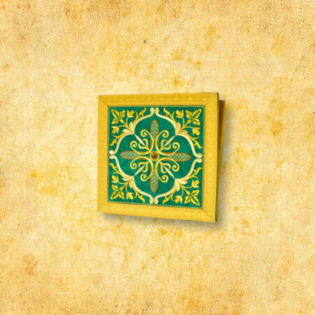  Embroidered Burse "Massimo-Verde"